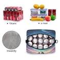 thumbnail image 4 of Meal Bag Large Capacity Handheld Lunch Bag Crossbody Insulated Bag for Office, Picnic, Travel Rainbow Sky Background, 4 of 6