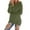 Green-01, variant on Womens Long Sleeve Hooded Sweater, Cozy Fleece Fuzzy Pullover, Loose Tunic for Winter Casual Wear