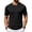 Black, variant on WIZUTIZ Mens Textured T-Shirts Lightweight Casual Knit Short Sleeve Crewneck Tops Summer Loose Fit Waffle Knit Pullover Tees
