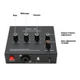 thumbnail image 4 of Micrófono Preamplificador de Ganancia de Micrófono Fuente de Alimentación 48V Con XLR 3.5 mm DE 6.35 mm Salidas para Micrófonos de Condensador Dinámico, 4 of 7