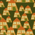 thumbnail image 1 of Ahgly Company Machine Washable Indoor Square Transitional Dark Bronze Brown Area Rugs, 4' Square, 1 of 7