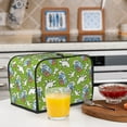 thumbnail image 5 of Toaster Covers 2 Slice, cartoon milk cow Waterproof Bread Machine Cover Fits for Standard 2 Slice Toasters, Home Decor Toaster Protection with Hanging Rope, 5 of 7