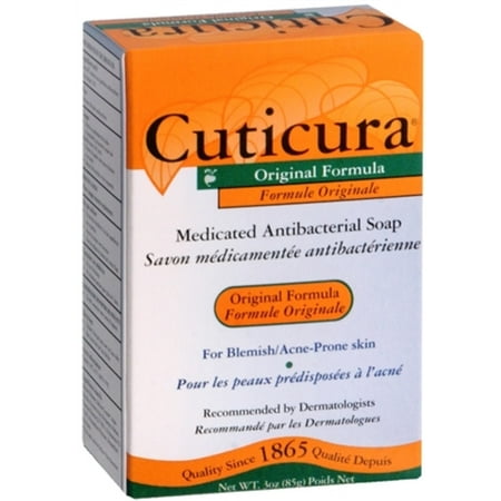 Cuticura Antibacterial Soap Original Formula 3 oz (Pack of 4)