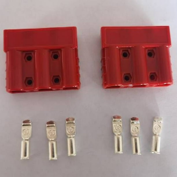 50A for Anderson Style 50A 3Pin Plug for DC/DC Charger and DC/DC Wiring