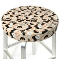 thumbnail image 3 of Fotbe Dachshund Stool Covers Round,Waterproof Round Bar Stool Covers Bar Chair Covers Washable Stool Cushion Slipcover for 12-14 Inch Chair-13 inch, 3 of 7