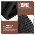 thumbnail image 5 of HEALEEP Car Wheel Chocks Nonslip Rubber Black 1Pcs for Long-term Storage, 5 of 5