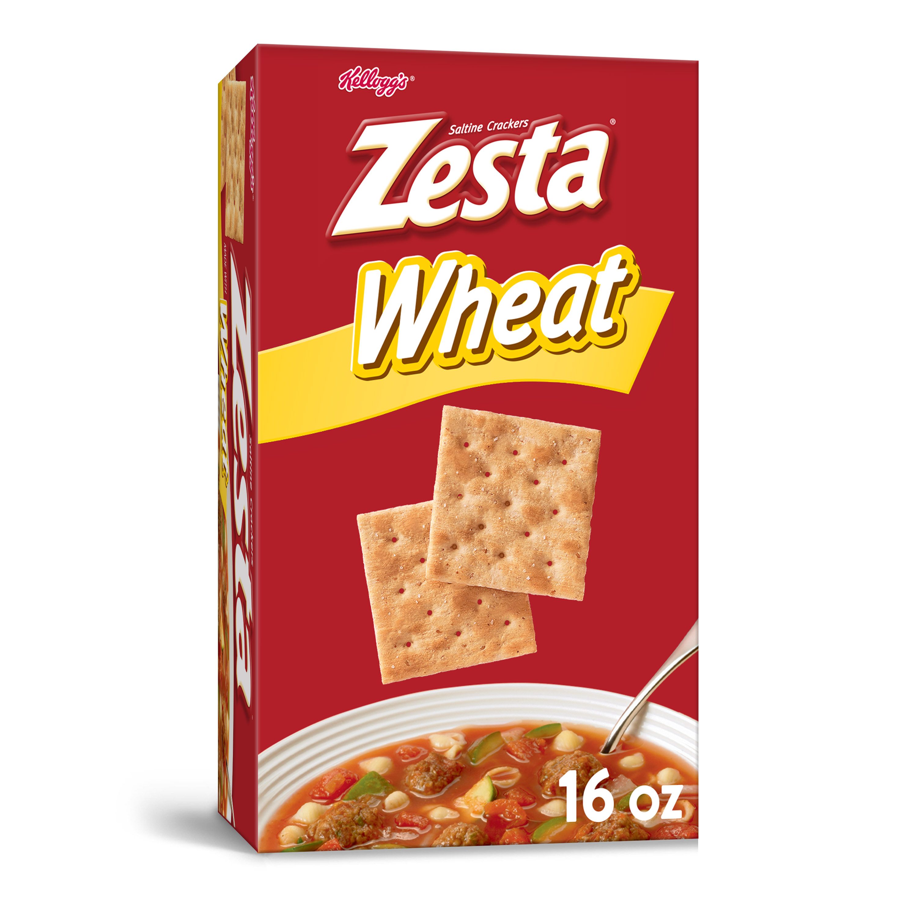 Keebler Zesta, Saltine Crackers, Wheat, 16 Oz