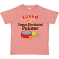thumbnail image 3 of Inktastic German Shorthaired Pointer Loved by Boys or Girls Toddler T-Shirt, 3 of 5