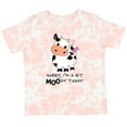 thumbnail image 3 of Inktastic Sorry, I'm a Bit Moody Today Cute Cow Pun Boys or Girls Toddler T-Shirt, 3 of 5