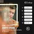 thumbnail image 5 of Eviva LED Bathroom Mirror with Lights and Anti Fog for Shower, 5 of 7