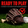 thumbnail image 6 of Franklin Sports RTP Pro Baseball Glove, 10 in, Brown/Camel Pigskin, Right Hand Throw, 6 of 7