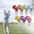 thumbnail image 4 of Cubiertas de cabeza de hierro de Golf perfecl 7 Unids Material PU para Hybrid las Irons Clubs Kids, 4 of 8