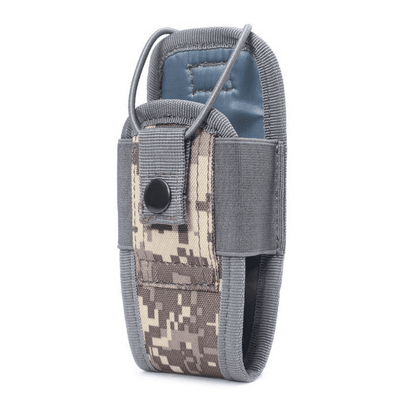 Blue Walkie- Walkie Talkie Bag Waist Pack Pocket Holder Portable Walkie Talkie Bag Hunting Camping Carrying Bag