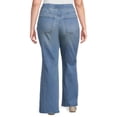 thumbnail image 3 of Terra & Sky Women's Pus Size Pull On Bootcut Jeans, 3 of 5