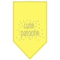 thumbnail image 1 of Cutie Patootie Strass Bandana Jaune Large, 1 of 1