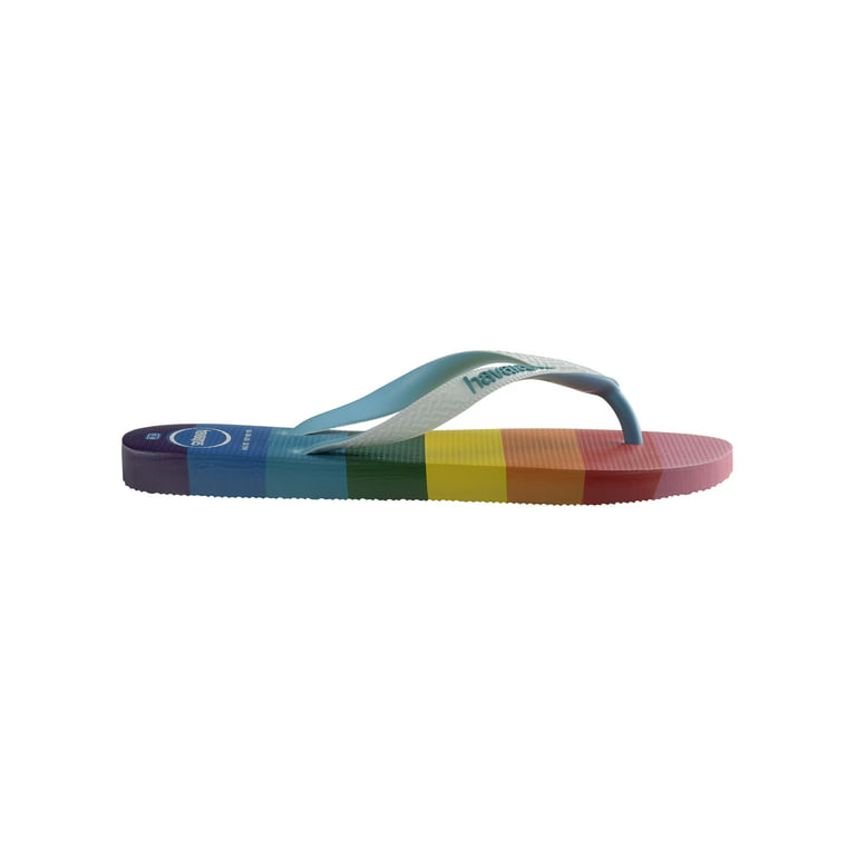 Havaianas Men's Top Pride Sole Flip Flop Sandal - Rainbow Sole