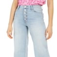 thumbnail image 2 of Tommy Jeans Women's Cropped Button-Fly Wide-Leg Jeans (26, Elliot Blue), 2 of 2