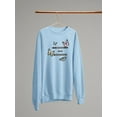thumbnail image 3 of Butterfly Kind People Sweatshirt Women -Image by Shutterstock, Female Medium, 3 of 4