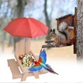 thumbnail image 4 of 1 Set Cob Holder Squirrel Feeder Wooden Squirrel Feeder Creative Shape Stable Structure Smooth Edge Reusable Easy To Refill Corn, 4 of 4