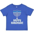 thumbnail image 3 of Inktastic Happy Hanukkah Menorah Boys or Girls Toddler T-Shirt, 3 of 5