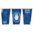thumbnail image 1 of Indianapolis Colts Halftones Verre Sublimé 16 Oz., 1 of 1