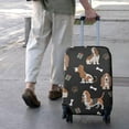 thumbnail image 3 of Basset Hounds with Bones and Presents Luggage Cover Fashion Suitcase Cover Baggage Covers Fit 25-28 Inch Luggage (Go Travel), 3 of 5