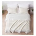 thumbnail image 6 of Bethany 3-Piece King Quilt Set - Floral Quilted Blanket Reversible Washed Microfiber Lightweight Bedspread - King Size, White, 6 of 9