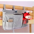 thumbnail image 5 of Bedside Storage Organizer 8 Pockets Hanging Storage Bag Organizer Holder for Bunk Dorm Rooms & Hospital Bed Rails--Grey, 5 of 7