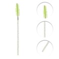 thumbnail image 3 of Unique Bargains 50 Pcs Lightweight Eyebrow Brushes for Business Travel Green Nylon Plastic, 3 of 5
