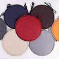 thumbnail image 2 of Set of 4 Orange Round Dining Chair Cushions with Drawstring Closure, 38cm Non-Slip Seat Pads, 2 of 5