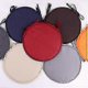 thumbnail image 2 of Set of 4 Orange Round Dining Chair Cushions with Drawstring Closure, 38cm Non-Slip Seat Pads, 2 of 5