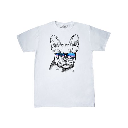 French Bulldog Merchandise - French Bulldog Portrait with Sunglasses T-Shirt