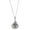 Black, variant on 1928 Jewelry Siam Red Crystal Cross Fan Filigree Teardrop Pendant Necklace For Women 16" + 3" Extender