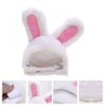 thumbnail image 1 of BEADCEST Cat Hat Adorable Costume Pet Rabbit Ear Hat White Plush Decorative 1Pcs, 1 of 8
