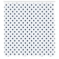 thumbnail image 2 of Ambesonne Polka Dot Shower Curtain, Rounds Retro Design Art, 69"Wx75"L, Petrol Blue, 2 of 4