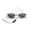 White, variant on Designer Inspired Retro Vintage Narrow Cat Eye Sunglasses for Women Small Plastic Frame