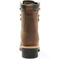 thumbnail image 5 of Hawx Men's 8" Waterproof Logger Boot Soft Toe Brown 10 EE  US, 5 of 7