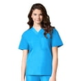 thumbnail image 2 of Maevn Core Unisex V-Neck Scrub Top & Unisex Seamless Scrub Pant Set, 2 of 5