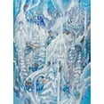 thumbnail image 2 of Bell, Bill 25x32 Black Ornate Wood Framed with Double Matting Museum Art Print Titled - Ice Fairies, 2 of 4