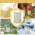 thumbnail image 5 of Backflow Preventer Pipe Insulation Cover (5°F) - 7 Layers Insulated Cover Pouch for Irrigation Backflow Valve, Sprinkler Valves in Snow or Sun Exposure, Winterizing Backflow Preventers - Beige, 5 of 6