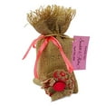 thumbnail image 4 of 20 Wedding Burlap Favor Bags Rustic Party Favor Sack Drawstring Pouches With Custom Paper Tag Small Jute Bags 4"x6.5" inches, 4 of 5