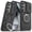 Black, variant on Dteck Case for Samsung Galaxy A16 5G / A17 5G, Rugged Shockproof Magnetic Metal Ring Kickstand Protective Cover with Slide Lens Protection, Blue