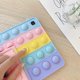 thumbnail image 2 of Funda Pop it para tableta Lenovo Tab M8 TB-8505F / TB-8705F para niños, funda de silicona con burbujas arcoíris Fidget Poppet Push con soporte y cordón para niños, 2 of 5