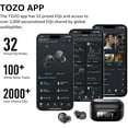 thumbnail image 6 of TOZO NC9 Hybrid Active Noise Cancelling Wireless Earbuds, Stereo Bluetooth Ear Buds, 6-Mic ENC, 59H Play, App 32EQ, IPX8 Waterproof in-Ear Headphones for Home Sport, Travel, Office, Black, 6 of 9
