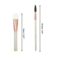 thumbnail image 2 of Unique Bargains 12 Pcs Bucket Makeup Brush Set for Bathroom Rose Gold Plastic Handle Nylon Hair, 2 of 5
