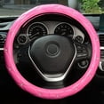 thumbnail image 5 of Studded Leather Steering Wheel Cover Non-Slip Grip Enhancer for Car Interior Accessories, 5 of 5