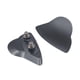 thumbnail image 5 of 2x Placas de bloqueo de espejo Accesorios de motocicleta Alto rendimiento Premium Resistente gris, 5 of 9