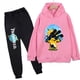 thumbnail image 3 of Conjunto de sudadera y pantalones con capucha de polar con estampado infantil de Palworld, conjunto deportivo de 2 piezas adecuado para conjuntos de niños y niñas, 3 of 5