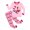 AB137 Pink, variant on Bjutir Christmas Pajamas Set For Girls Santa Claus Print Crewneck Tops And Pants Pjs Set Cozy Bedtime Wear Long Sleeve Outfits Size 2-10 Years, Pink