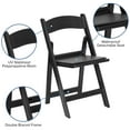 thumbnail image 6 of BizChair Folding Chair - Black Resin - 4 Pack 1000LB Weight Capacity, 6 of 14